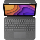 Logitech Folio Touch cu tastatura pentru tableta iPad Air 4 de 10.9inch, Layout US, Oxford Grey