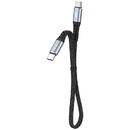 Dudao USB-C to USB-C Dudao 100W PD 0.23m cable (black)