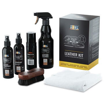 Produse cosmetice pentru exterior ADBL LEATHER KIT - LEATHER CLEANING AND CARE KIT