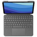 Combo Touch cu tastatura pentru iPad Pro 1/2/3th gen de 11inch, Layout UK, Oxford Grey