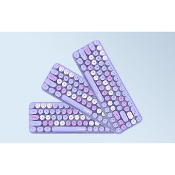 Tastatura Wireless keyboard + mouse set MOFII Bean 2.4G (Purple)