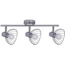 Activejet Activejet GIZEL triple ceiling wall light strip chrome E14 wall lamp for living room