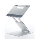 POUT POUT Eyes3 Lift - Aluminium telescopic laptop stand, silver grey