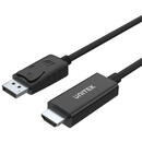 UNITEK UNITEK Y-5118CA video cable adapter 1.8 m HDMI Type A (Standard) DisplayPort Black