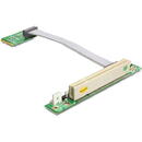 Delock DeLOCK Riser card Mini PCI Express> 1 x PCI riser card (with flexible cable 13 cm leftist)