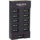 Delock DeLOCK RGB Hub for ARGB LEDs with 10 ports (black)
