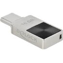 Delock Mini stick de memorie USB 3.2 Gen 1 USB-C 16GB Alb