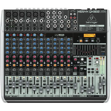 Consola DJ Behringer QX1832USB audio mixer 18 channels