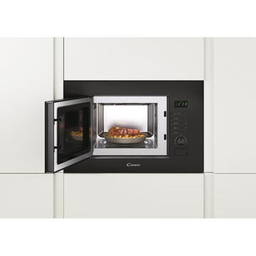 Cuptor cu microunde Candy MIC20GDFN Built-in Microwave +Grill, Capacity 20L, Microwave 800W, Grill 1000W, 8 power levels, Black