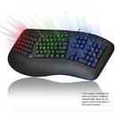 Adesso Adesso Tru-Form 150 Ergonomic Keyboard with 3-Color Illuminated designed and ergonomic split, USB