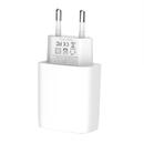 XO XO L57 wall charger, 2x USB + USB-C cable (white)