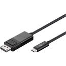 Goobay goobay USB adapter cable, USB-C connector > DisplayPort connector (black, 1.2 meters, 4K 60Hz)