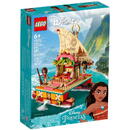 LEGO Disney Princess - Catamaranul polinezian al Moanei 43210, 321 piese