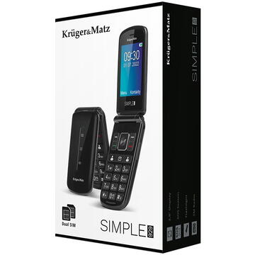 Telefon Kruger Matz TELEFON GSM SENIORI SIMPLE 929 KRUGER&MATZ