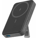Anker 633 MagGo, 10.000 mAh, USB-C, suport pliabil, pentru seria iPhone 12/13 Negru