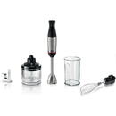 Bosch Bosch Serie 6 MSM6M622 blender Cooking blender 1000 W Black, Stainless steel