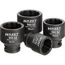 Hazet Hazet socket wrench set 905, 1/2, 30 pieces, tool set (blue, with reversible ratchet)