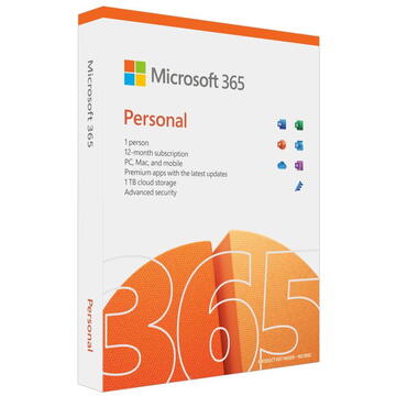 Suita office SW RET MICROSOFT 365 PERSONAL/ENG 1Y QQ2-01399 MS
