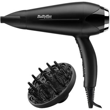 Uscator de par BaByliss D572DE hair dryer 2200 W Negru 2 viteze