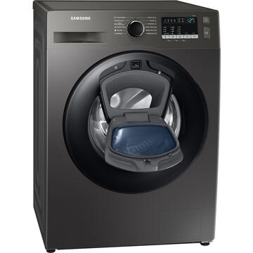 Masina de spalat rufe Samsung WW80T4540AX/LE, 8 kg, 1400 RPM, Clasa D, Add Wash, Steam, Drum Clean, Smart Check, Motor Digital Inverter, Inox