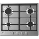 Candy Candy Timeless CHG6BRX Stainless steel Built-in 60 cm Gas 4 zone(s)