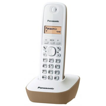 Telefon Telefon DECT Panasonic KX-TG1611FXJ, Bej