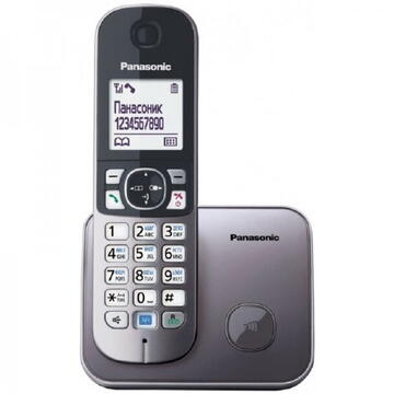 Telefon Telefon Dect Panasonic KX-TG6811FXM, gri