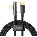 Mcdodo Mcdodo CA-3391 USB-C to Lightning Prism 90 degree cable, 1.8m (black)