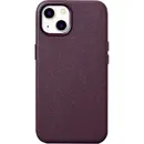Husa Capac Spate Piele, Compatibila cu MagSafe Dark Purple Mov APPLE iPhone 14