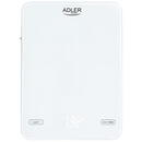 Adler Kitchen scale - 10 kg - USB charged