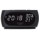 Adler LED clock with thermometer