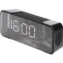 Wireless alarm clock with radio AD 1190 Silver