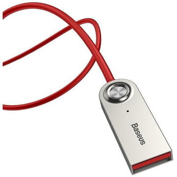 Adapter Audio Bluetooth 5.0 Baseus USB, AUX (red)