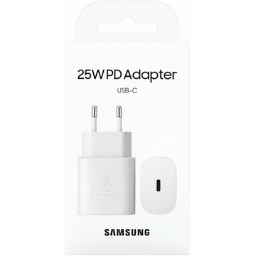 Incarcator de retea Samsung 25W Travel Adapter (w/o cable) White