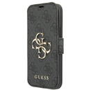 Guess Husa de protectie tip carte Guess 4G Metal Logo pentru Iphone 13 Pro, Gri