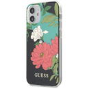 Guess Husa de protectie Guess Flower N.1 Case pentru Iphone 12 Mini, Negru