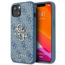 Guess Husa de protectie Guess 4G Metal Logo pentru Iphone 13 Mini, Albastru