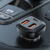 Car Charger Acefast B9, 66W, 2x USB + USB-C (black)