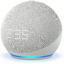 Amazon Echo Dot 5 cu Ceas, Control Voce Alexa, Wi-Fi, Bluetooth, Alb