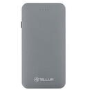 Tellur Quick Charge 3.0, 5000 mAh, Cablu 3 in 1 inclus, Gri