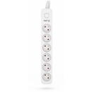 HSK DATA Kerg M02409 6 Earthed sockets  - 1,5m power strip with 3x1,5mm2 cable, 16A