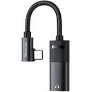 USB-C to AUX mini jack 3.5mm + USB-C adapter, Mcdodo CA-1880 (black)