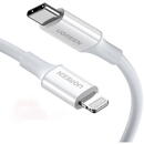 UGREEN USB-C to Lightning cable UGREEN US171, 3A, 0.25m (white)
