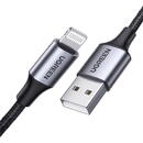 UGREEN Cable Lightning to USB UGREEN 2.4A US199, 1m (Black)