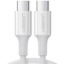 Cable USB-C Male to USB-C Male 2.0 UGREEN US300, 2m (white)