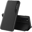 Hurtel Eco Leather View Case elegant bookcase type case with kickstand for Samsung Galaxy A02s EU black