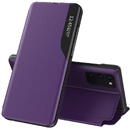 Hurtel Eco Leather View Case elegant bookcase type case with kickstand for Samsung Galaxy A72 4G purple
