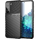 Thunder Case flexible armored cover for Samsung Galaxy S21 FE black
