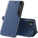 Eco Leather View Case elegant bookcase type case with kickstand for iPhone 13 mini blue