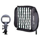 Softbox Visico 40x40cm cu grid si flash holder